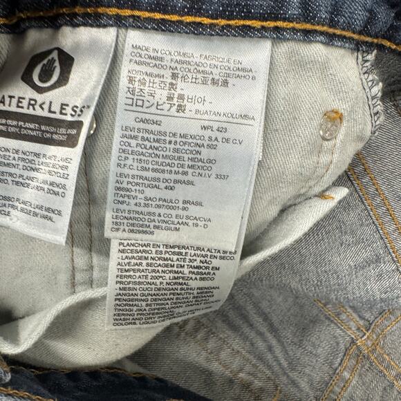 Levi's 569 Jeans Mens 40x30 (41x30 Actual) Loose Straight Blue Denim - Picture 5 of 9